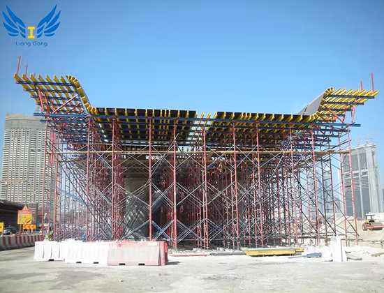 中国Lianggong Doka建材と同様の工場価格のコンクリート建設用の調整可能なH20木製サポートパネルテーブル型枠